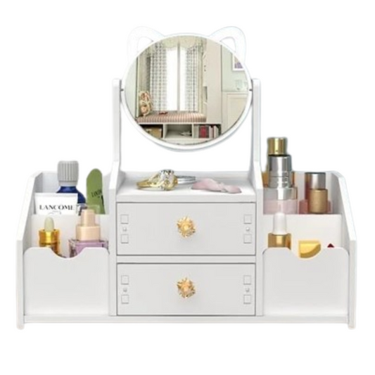 ORGANIZADOR CON ESPEJO GIRATORIO- MAKEUP WITH MIRROR